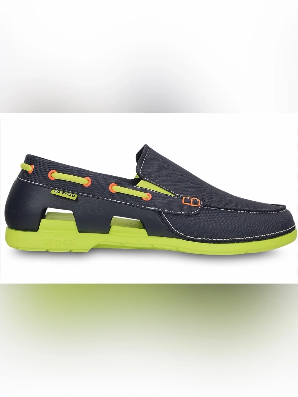 Crocs Men's Beach Line Boat Slip-On Casual Loafer Shoes